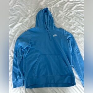 blue nike hoodie
